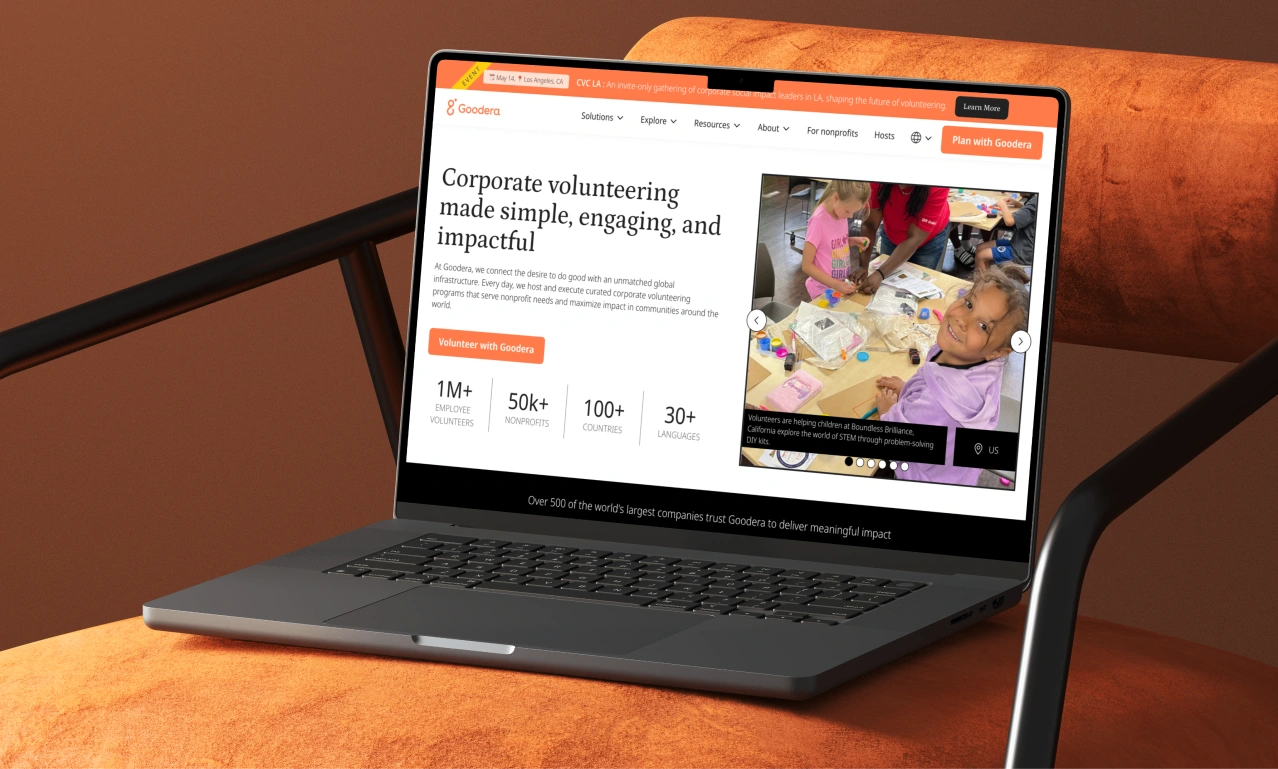 Goodera — CSR platform website